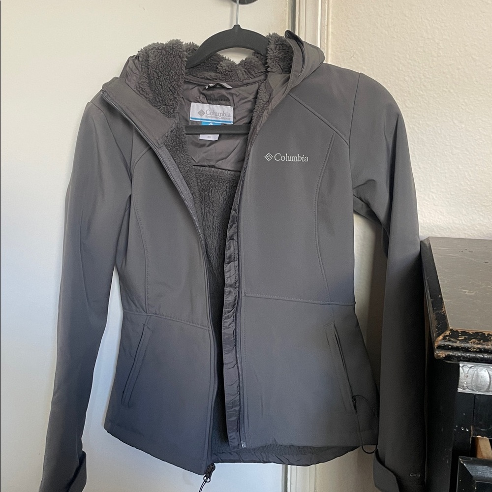 Columbia Full-Zip Fleece Sherpa-lined Omni Wind Jacket